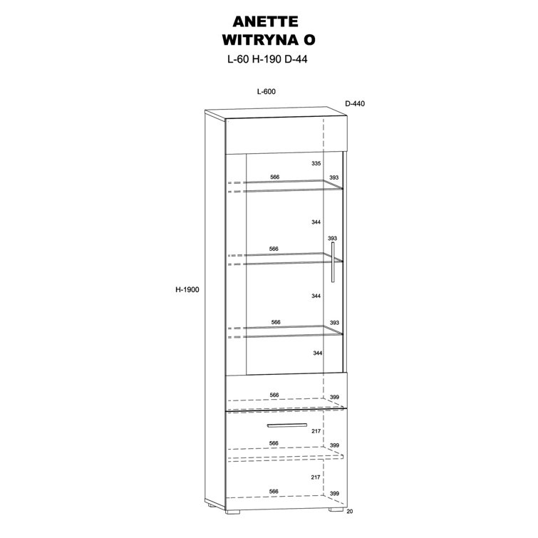 17 Stories Jancetic Standard Curio Wayfair.co.uk